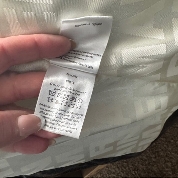 REMAIN BIRGER CHRISTENSEN Gia double-breasted quilted leather coat - Picture 10 of 13